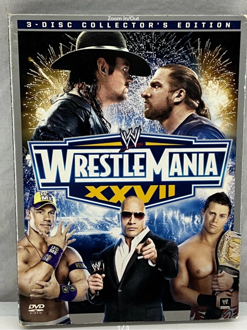 WWE: Wrestlemania XXVII DVD 2011 3 Disc Set Collectors Edition